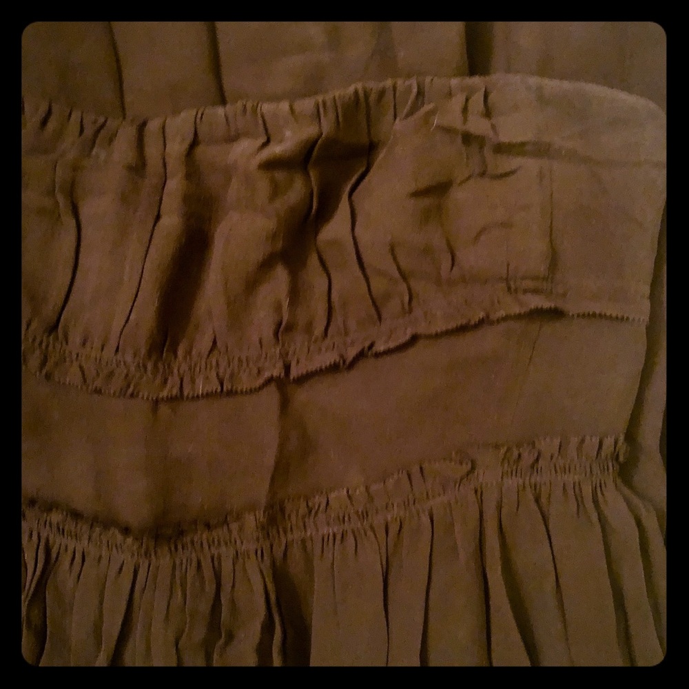 J. Crew Brown Strapless Dress Size 10 - Picture 2 of 4